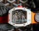 Swiss Quality Copy Richard Mille RM 27-02 Skeleton Tourbillon Rafael Nadal Watch Orange Velcro Strap (3)_th.jpg